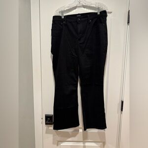 J. Crew Black Straight-Leg Jeans